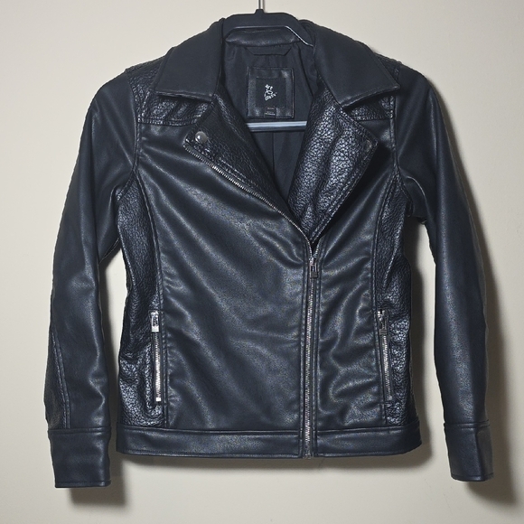 art class Other - Art Class Girls Black Faux Leather Moto Jacket
